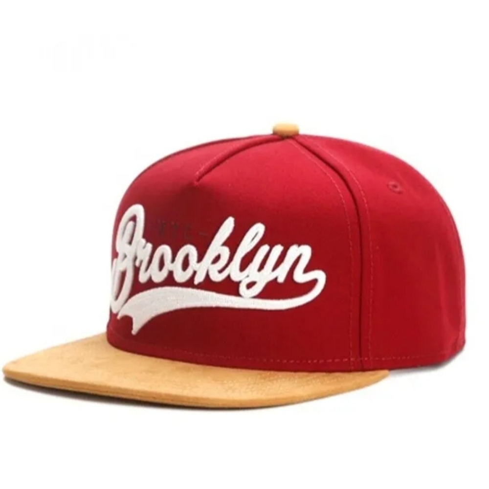 NWOT Red Cap "Brooklyn" - Picture 1 of 3